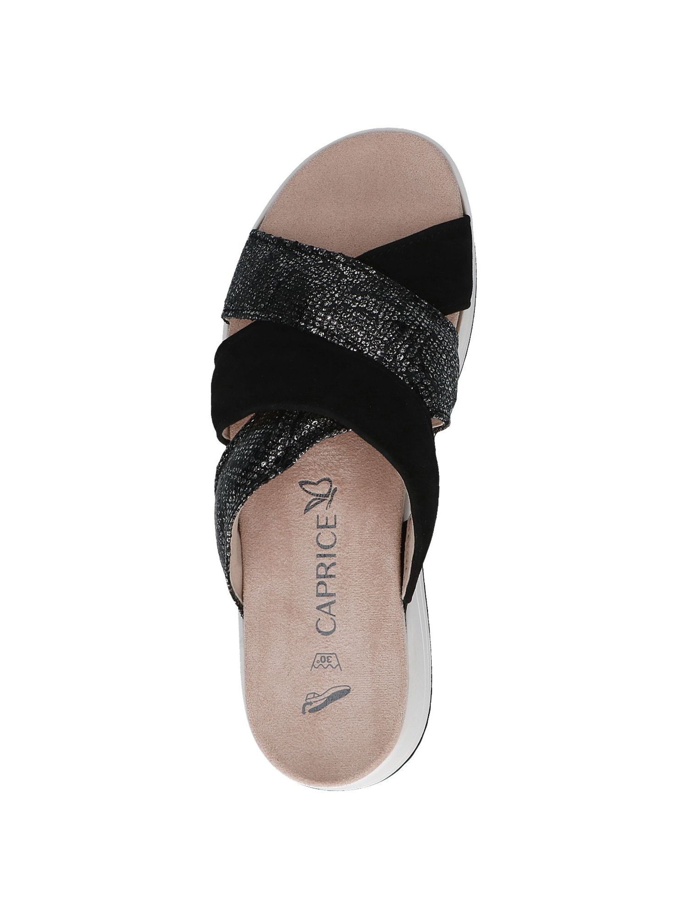 CAPRICE Pantolette in Schwarz