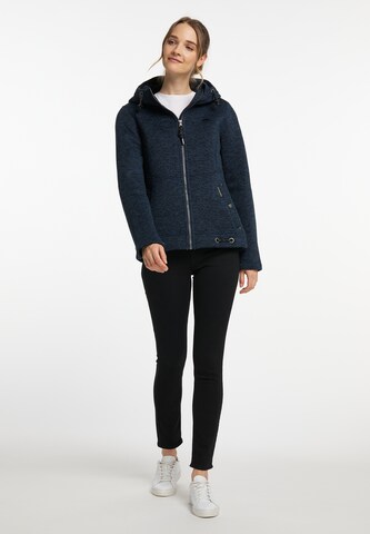 Schmuddelwedda Fleece jas in Blauw