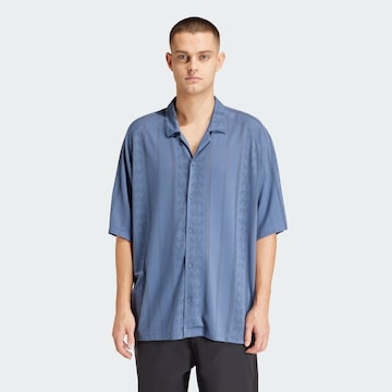 ADIDAS ORIGINALS Comfort fit Button Up Shirt in Blue: front