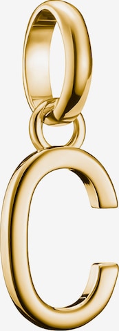 Thomas Sabo Anhänger 'Buchstabe C' in Gold: Vorderseite