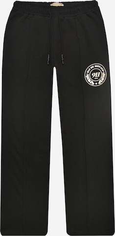Loosefit Pantaloni 'REVON' di Pas De Monaco in nero: frontale