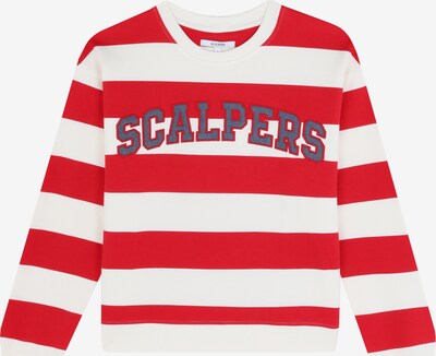 Scalpers Sweatshirt i blå / röd / vit, Produktvy