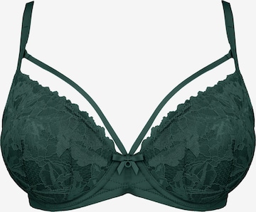 Balconnet Soutien-gorge 'Vienna' SugarShape en vert : devant