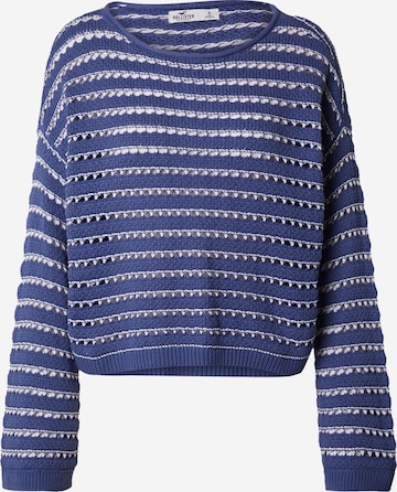 Pull-over HOLLISTER en bleu : devant