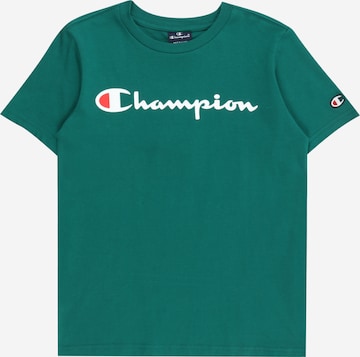 žalia Champion Authentic Athletic Apparel Marškinėliai: priekis