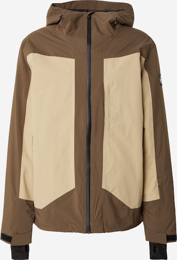 Sportinė striukė 'MULDROW' iš QUIKSILVER, spalva – smėlio spalva / rusvai žalia / juoda, Prekių apžvalga