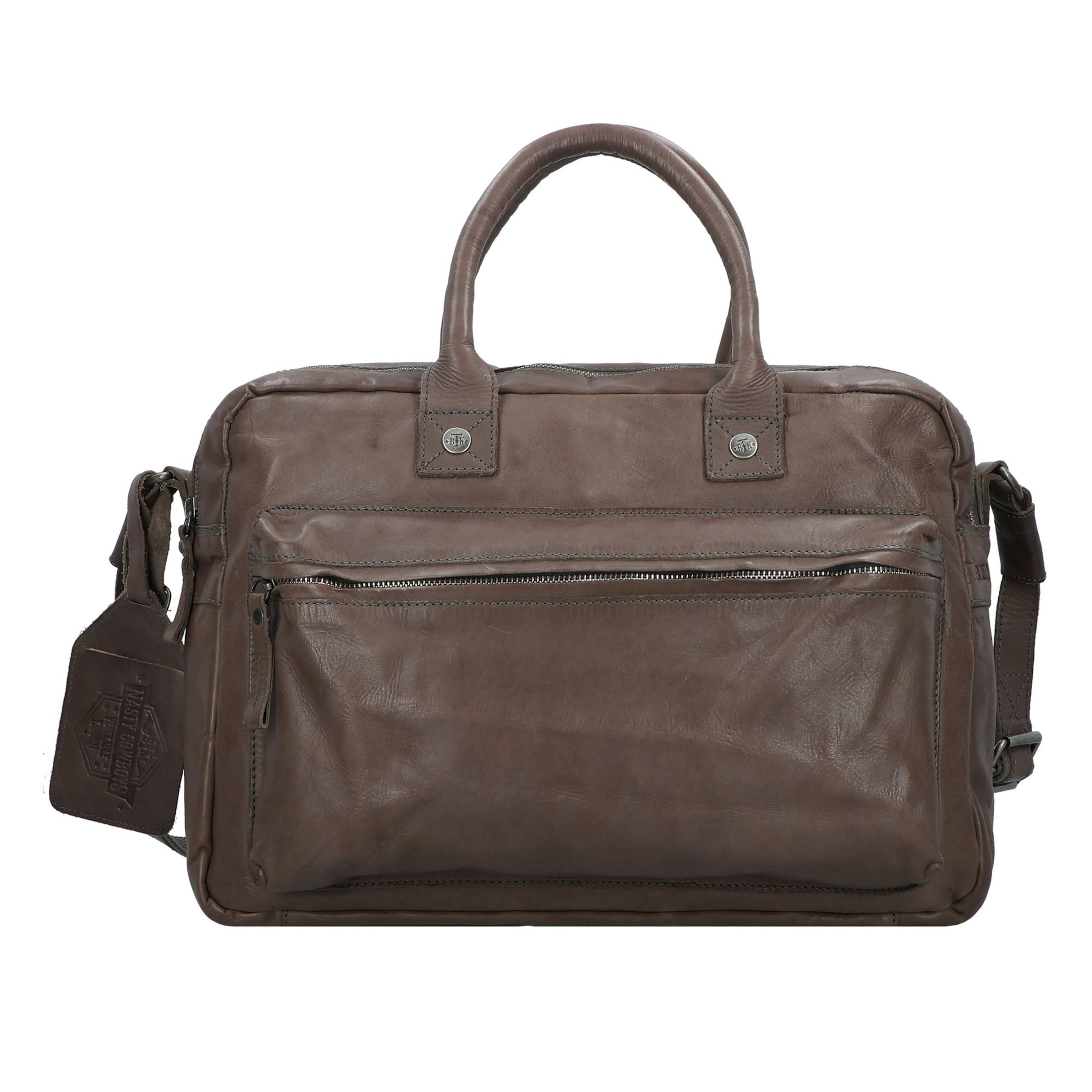 Porte-documents 'Nasty Cowboys Franklin' Billy the kid en gris : devant