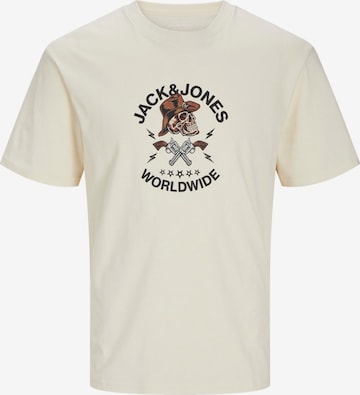 T-Shirt 'JORSeven' JACK & JONES en beige : devant