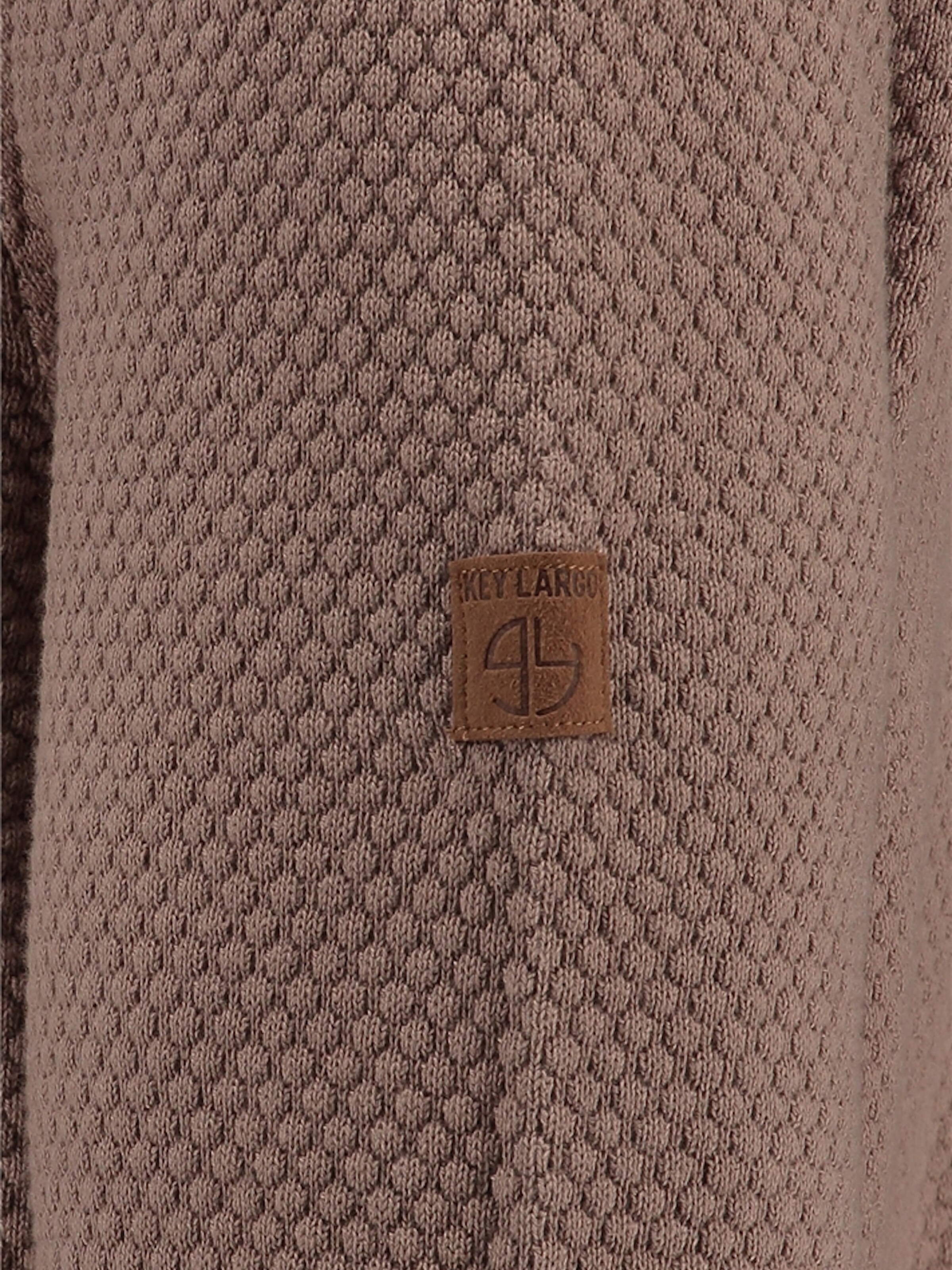 Key Largo Pullover 'Award' i brun