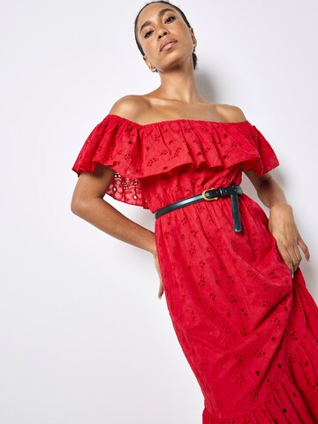 Apricot Dress ' ' in Red