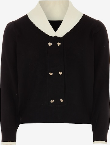NAEMI Knit cardigan in Black: front