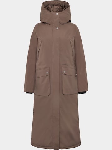 Manteau d’hiver 'MELODY' Didriksons en marron : devant