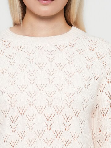 JDY Sweater 'JDYAMANDA' in Beige