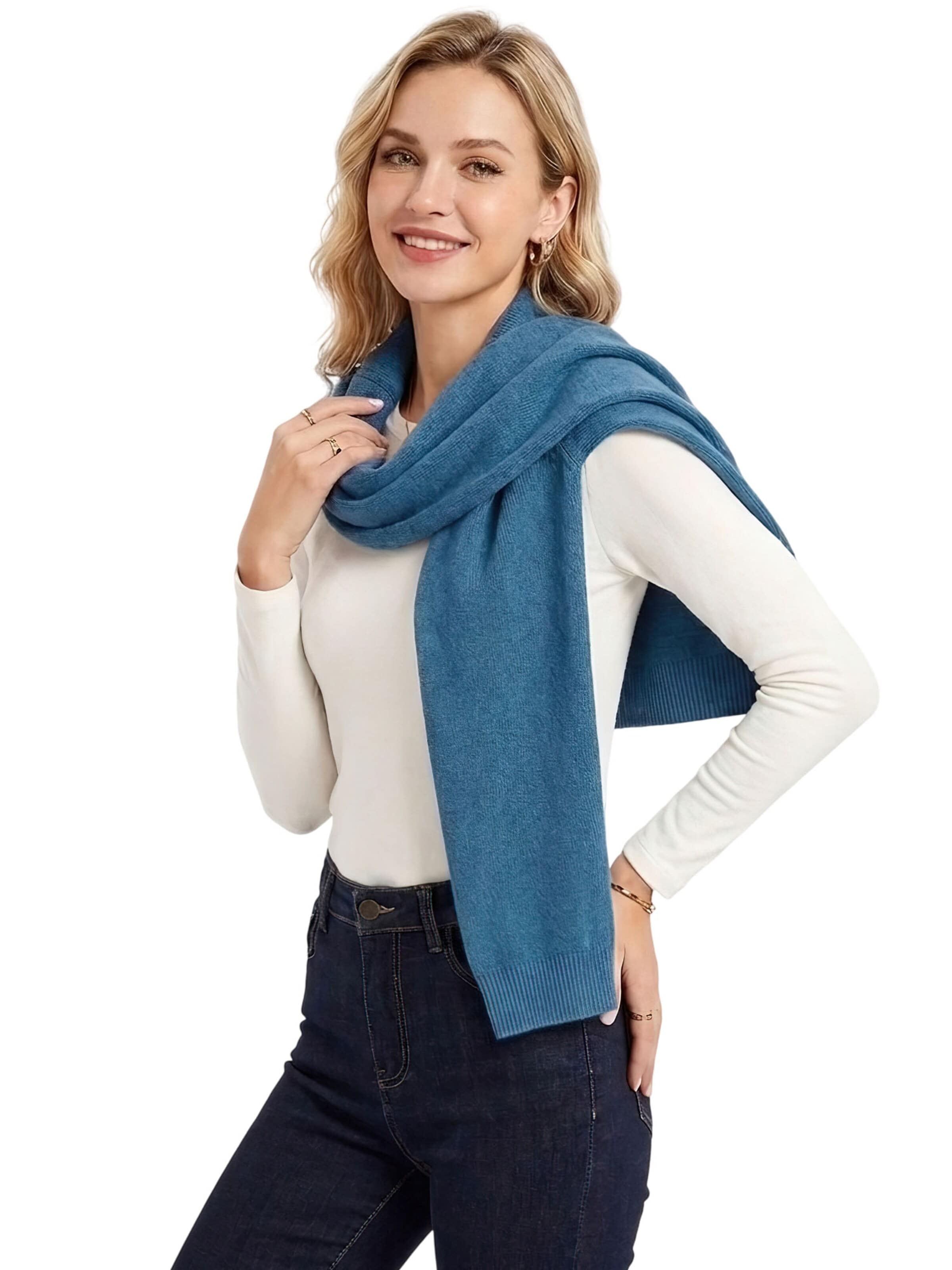 Magicshe Scarf 'Strickschal' in Blue