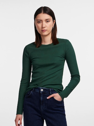PIECES Shirt 'RUKA' in Green: front