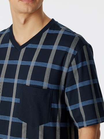 Pyjama court ' Comfort Nightwear ' SCHIESSER en bleu