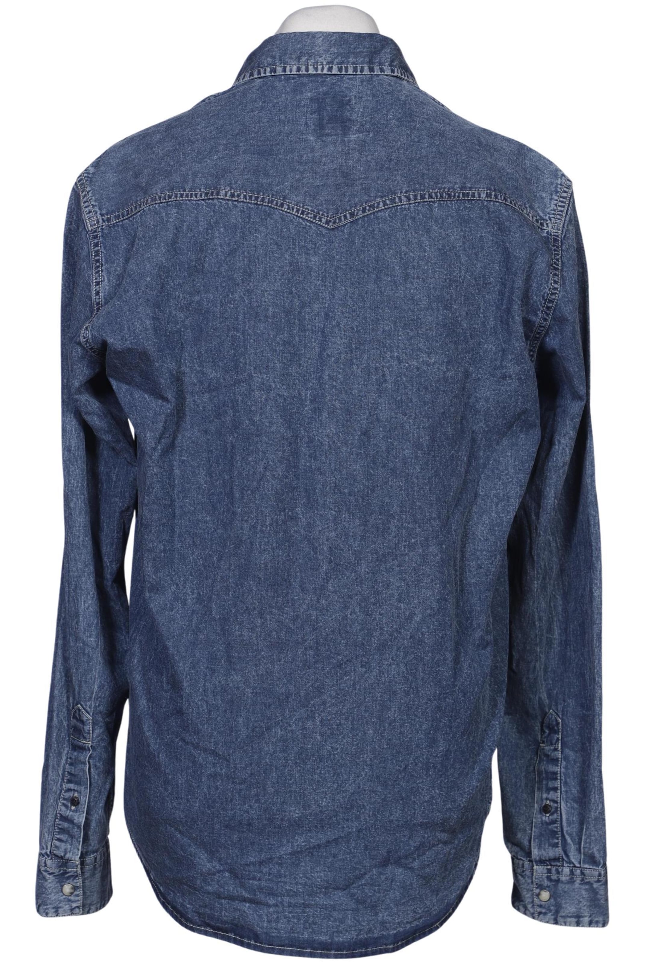 GARCIA Button Up Shirt in L in Blue