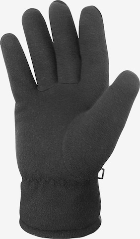 normani Full Finger Gloves 'Lupus' in Black: front