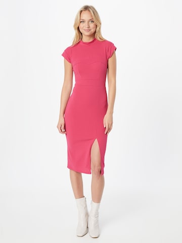 WAL G. Dress in Pink: front