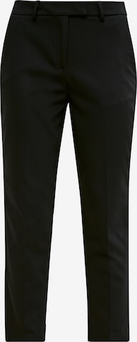 Coupe slim Pantalon chino COMMA en noir : devant