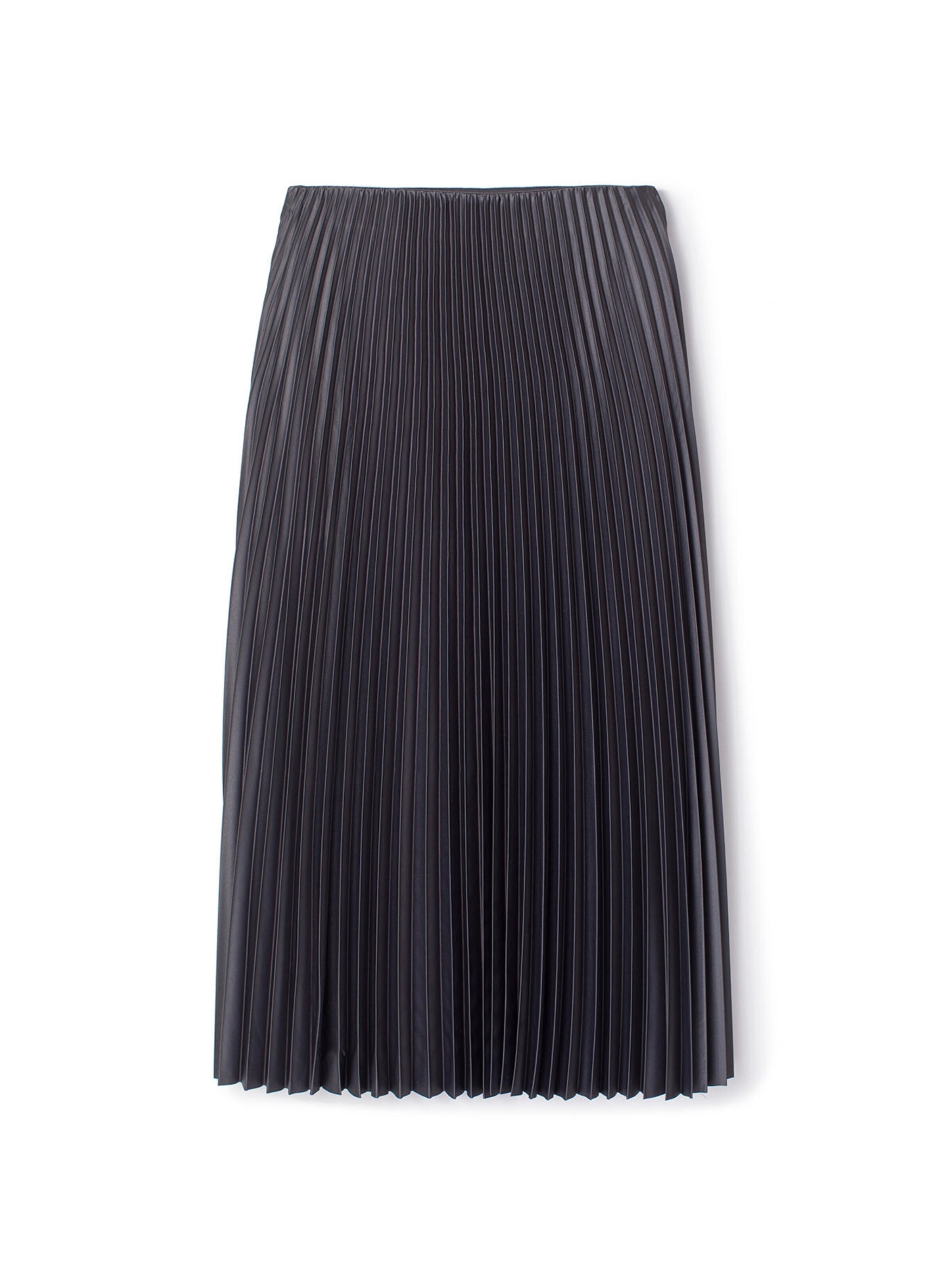 Touché Privé Rock 'Pleated Skirt'‌‌‌‌‌ in Grau: Vorderseite