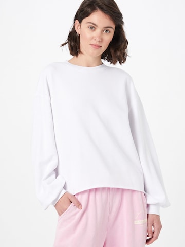 Abercrombie & Fitch Sweatshirt in Wit: voorkant