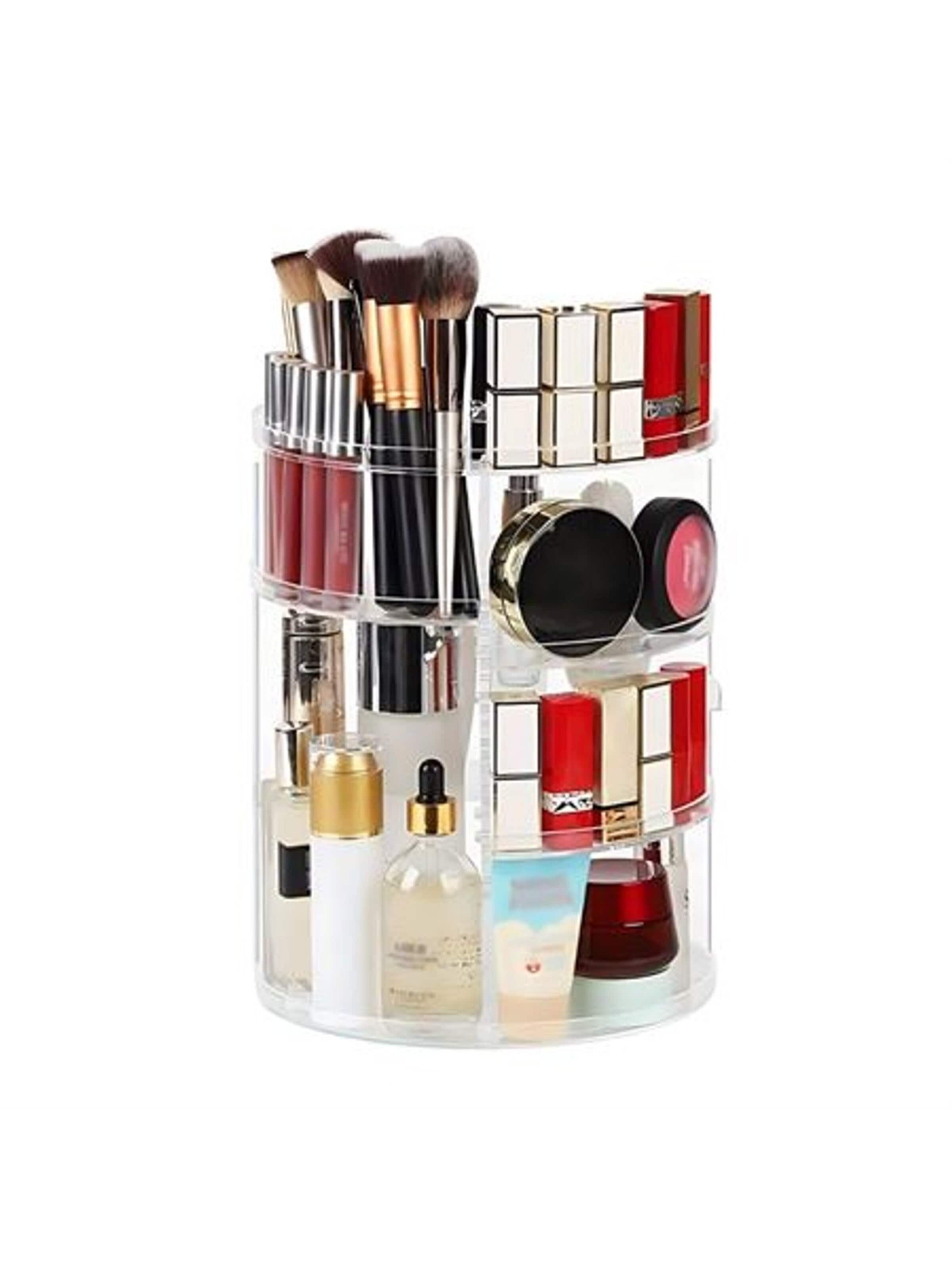 Boîte à bijoux 'UNIQ 360 degree rotating organiser - Clear' UNIQ Beauty en transparent