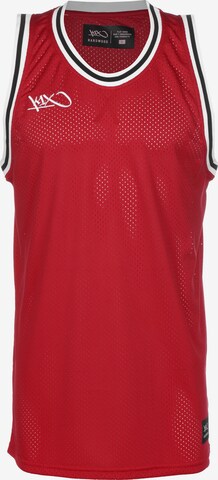 Maglia trikot 'Hardwood Big Hole' di K1X in rosso: frontale