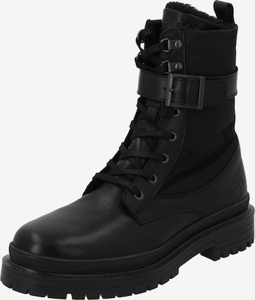 Palado Kozaki sznurowane 'Jamred' w kolorze czarny: przód