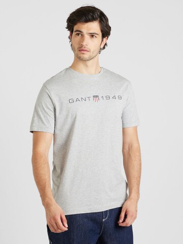 GANT T-Shirt in Grau: Vorderseite