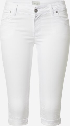 Hailys Slimfit Jeans 'Jenna' in Wit: voorkant