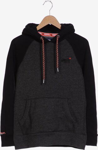 Superdry Kapuzenpullover M in Grau: predná strana