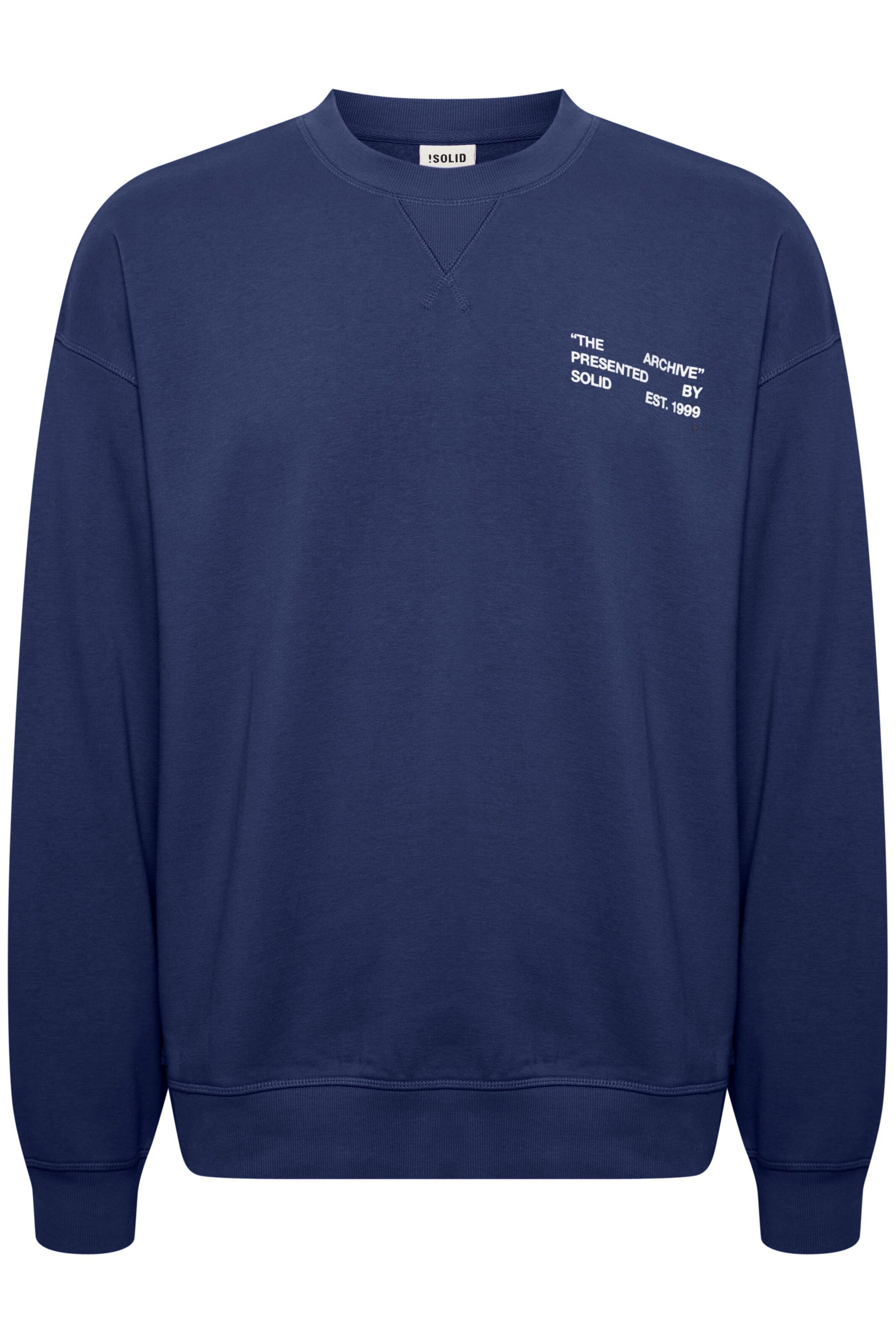 !Solid Sweatshirt 'Edyn' in Blauw: voorkant