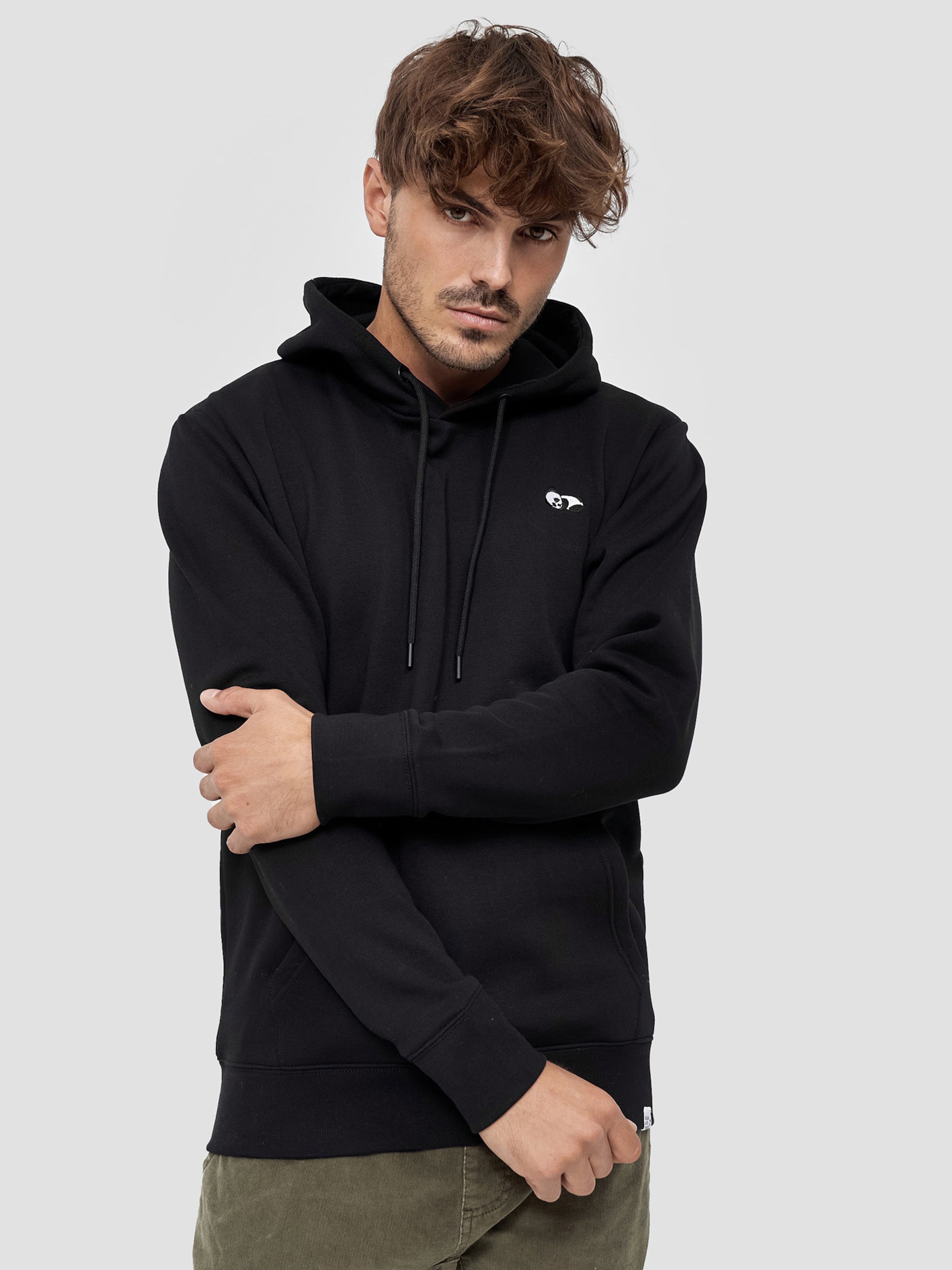 Mikon Felpa Panda in Nero ABOUT YOU