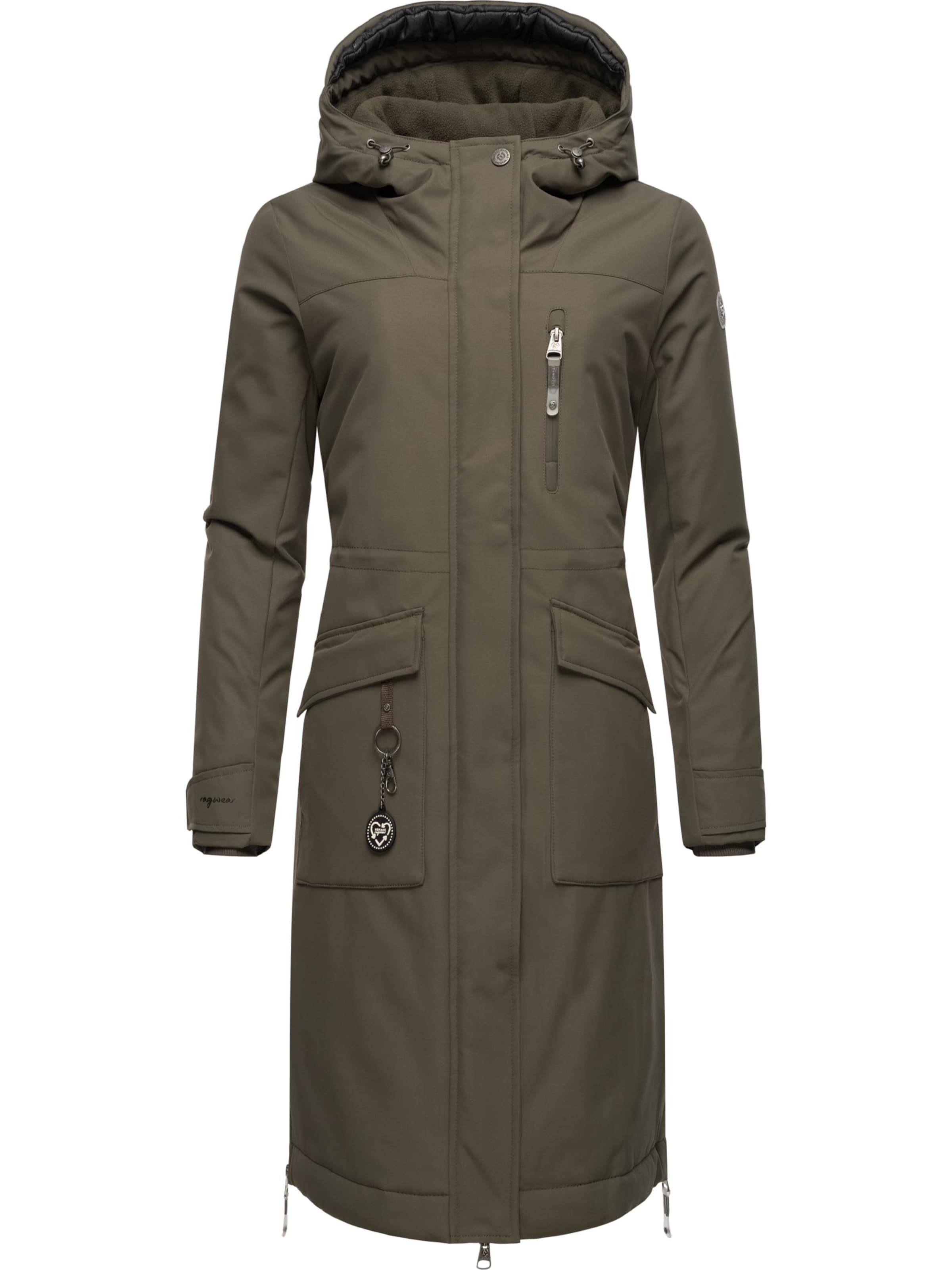 Ragwear Функциональное пальто 'Refutura Remake' в Зеленый: спереди