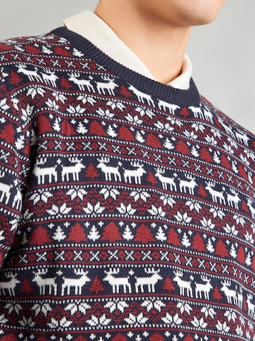 Lindbergh Svetr 'Christmas' – modrá