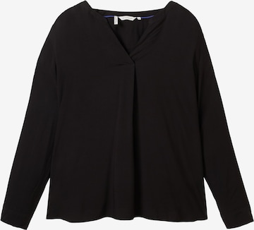 Tom Tailor Women + Блуза в черно: отпред