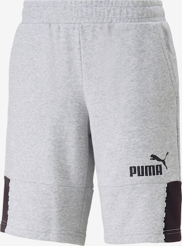 PUMA Обычный Спортивные штаны в Серый: спереди