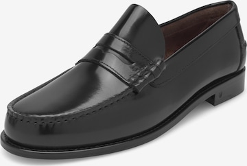 Henry Stevens Slipper 'Hunter M PL' in Schwarz: Vorderseite