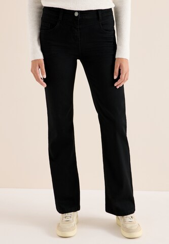 CECIL Slimfit Jeans in Schwarz: Vorderseite