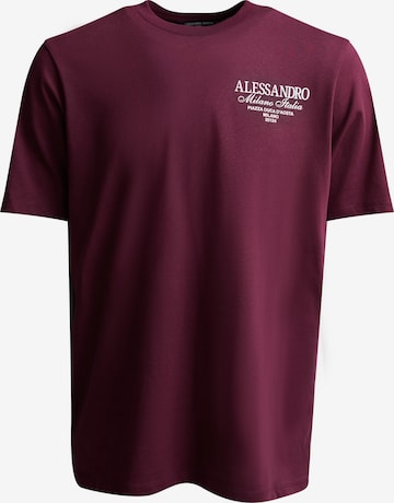 Alessandro Zavetti Shirt 'Montanelli' in Red: front