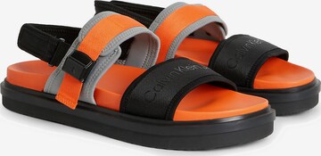 Calvin Klein Jeans Sandaalit värissä oranssi