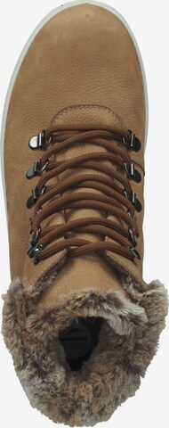 Bama Lace-Up Ankle Boots in Brown