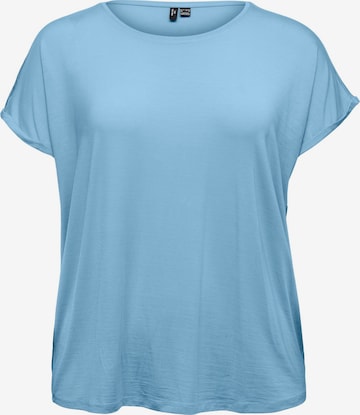 T-shirt Vero Moda Curve en bleu : devant