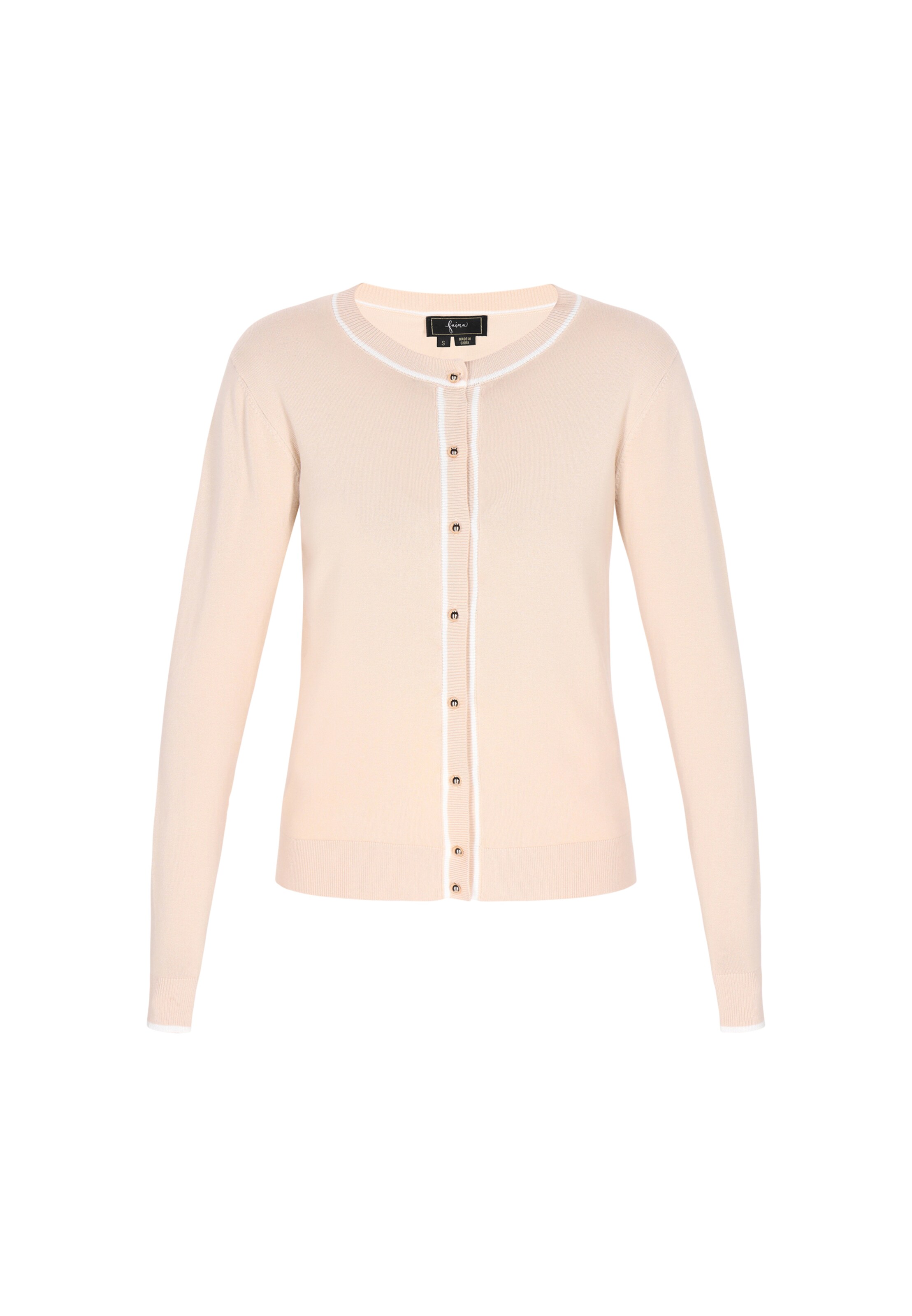 faina Вязаная кофта в Бежевый: спереди