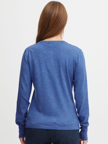 PULZ Jeans Strickjacke ' SARA ' in Blau