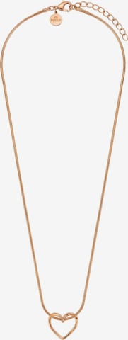 PURELEI Necklace 'Hearts Of Love' in Gold: front
