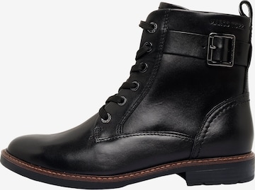 MARCO TOZZI Lace-Up Ankle Boots in Black: front