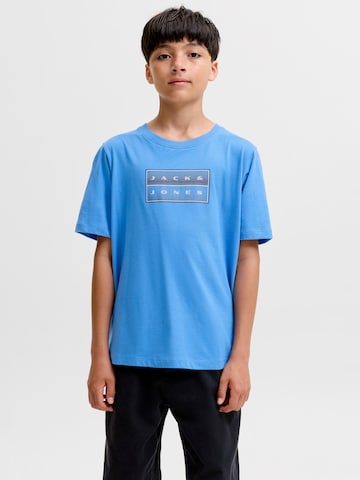 Jack & Jones Junior Тениска 'JCOFusion' в синьо: отпред