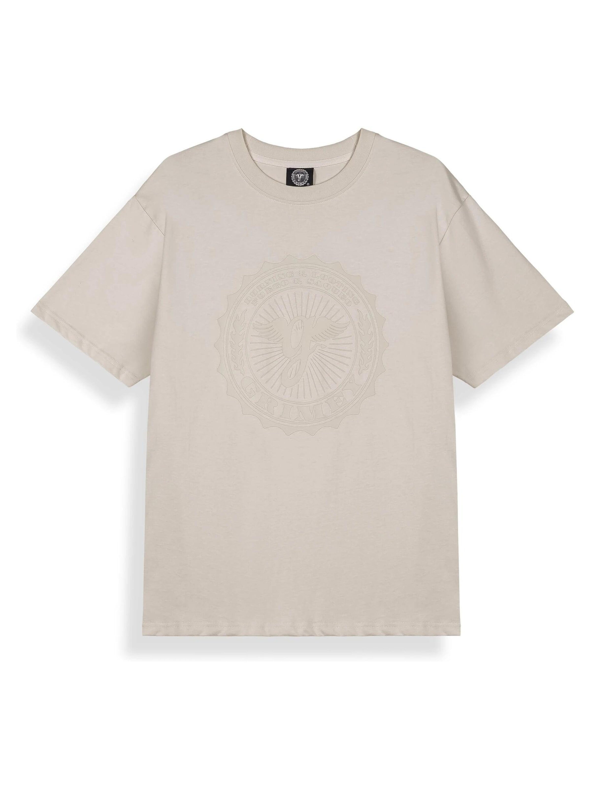 Maglietta di Grimey in beige: frontale